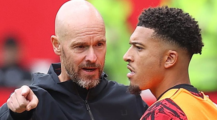 Jadon Sancho : Man Utd விங்கர் முதல் அணிக்குத் திரும்புகிறார் ‘அவரைப் பொறுத்து’ என்று முதலாளி எரிக் டென் ஹாக் கூறுகிறார்